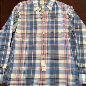 Brooks Brothers Multicolor Plaid Button Down Shirt